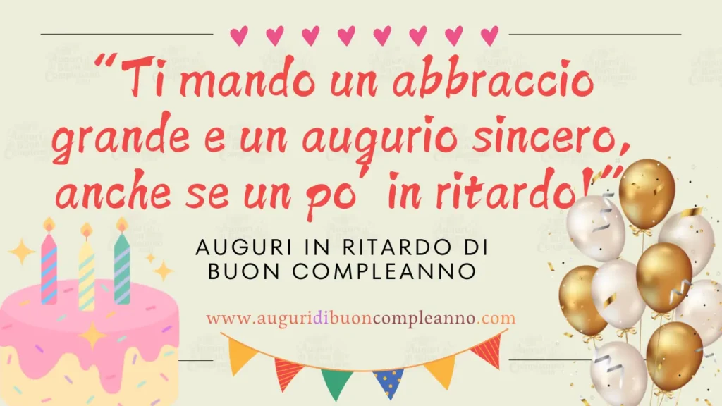 anche se in ritardo tanti auguri di buon compleanno